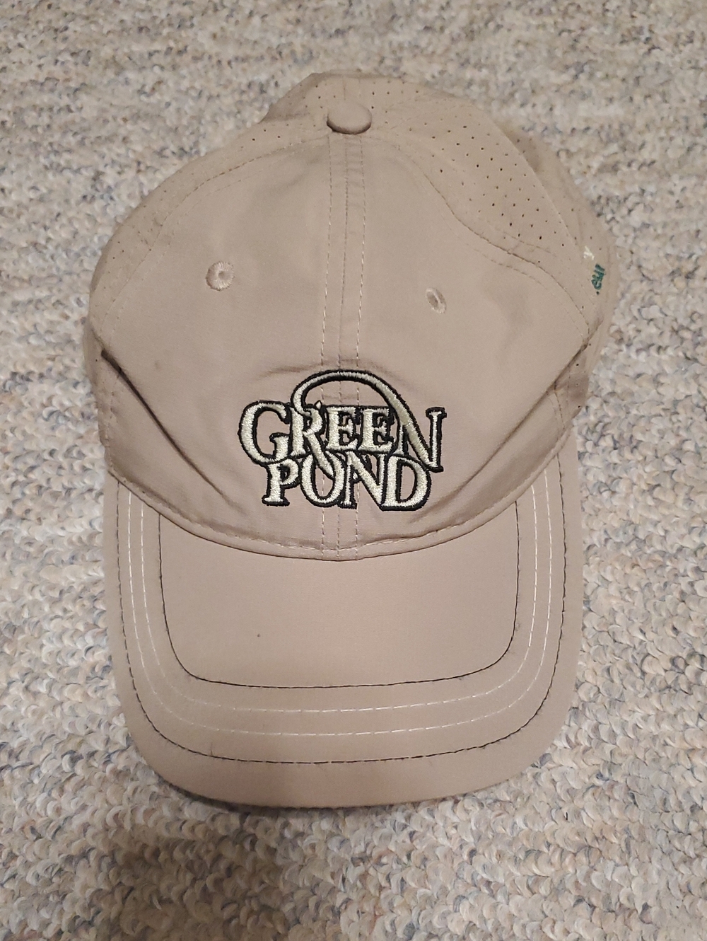 Green Pond Tan Baseball Cap